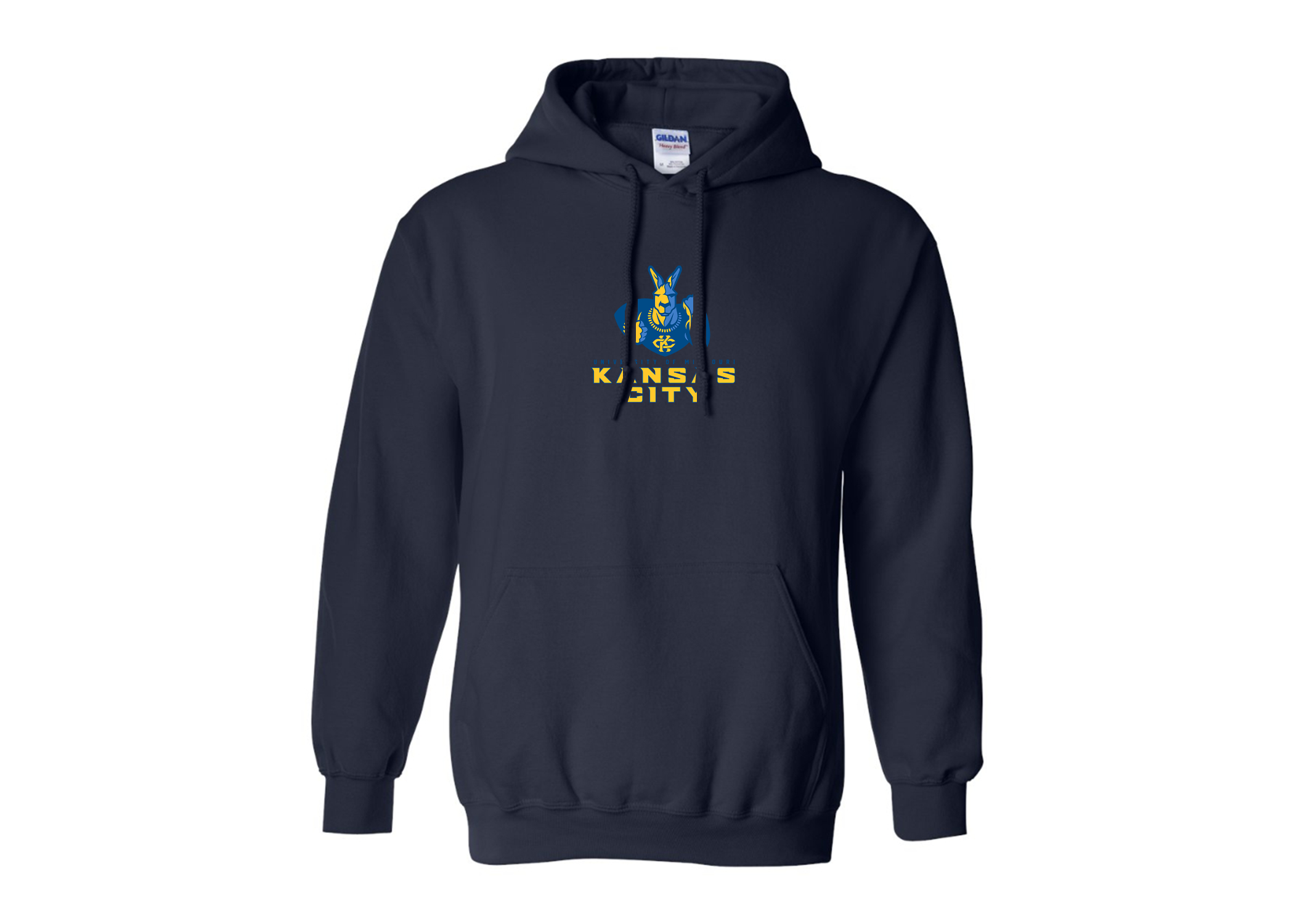 Men's UMKC Kangaroos Gildan Heavy Blend Hooded Sweatshirt
